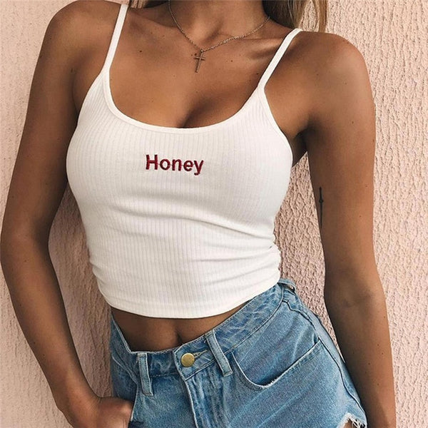 Summer   Strap Women Crop Top