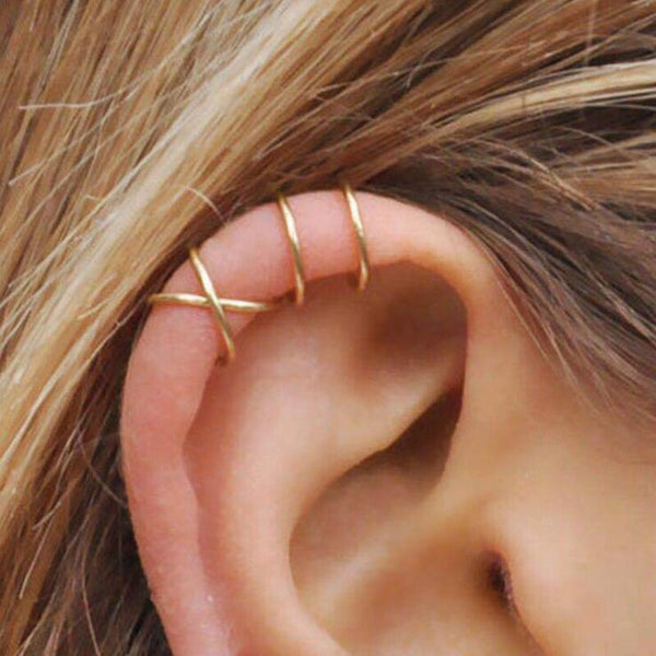 Ear Cuffs Gold Earrings for women