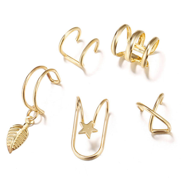 Ear Cuffs Gold Earrings for women